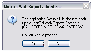 Create Web Reports Database