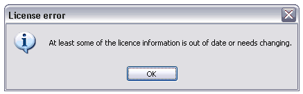 Setting up the MonTel License incorrect