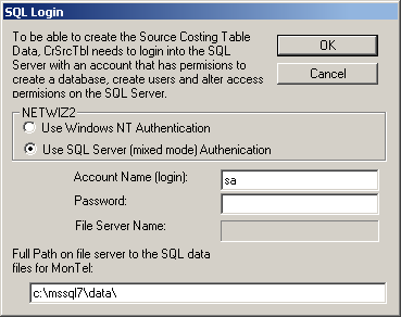 SQL Login