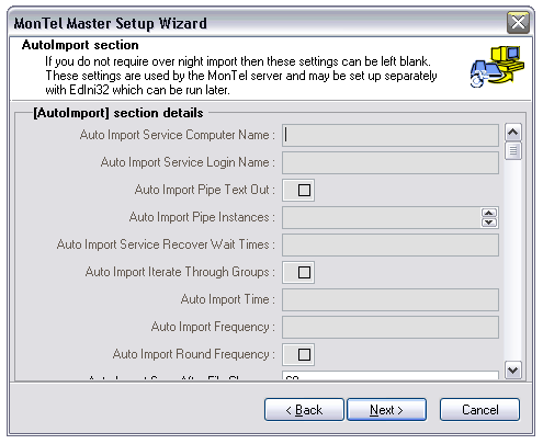 Autoimport section