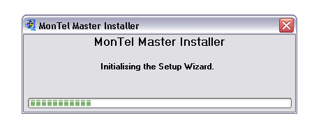 Initialising the setup wizard